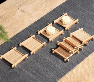 Vente en gros de sous-verres carrés en bambou naturel Tapis écologiques faits à la main pour la maison, la cuisine et la cérémonie du thé fabriqués au Vietnam - Product Image 5