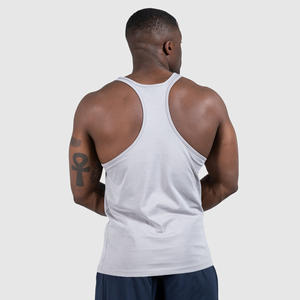 Camiseta sin mangas para hombre, para culturismo, fitness, ropa deportiva, transpirable, ecológica, de algodón/bambú, camisetas personalizadas para hombre - Product Image 3