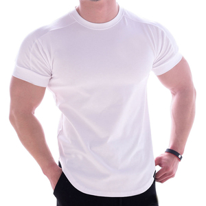 Vente en gros de t-shirts personnalisés pour hommes, vêtements de sport, fitness, athlétiques, t-shirts de travail, conception personnalisable vierge - Product Image 5