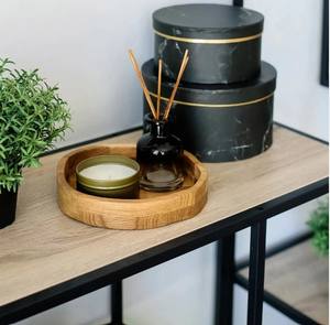 Plateau de service en bois de manguier massif fait à la main de haute qualité plateau en bois de forme irrégulière pour les hôtels et les restaurants - Product Image 5