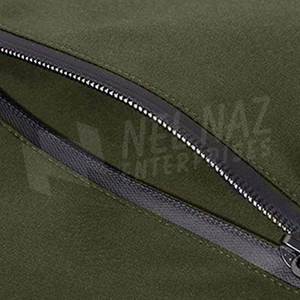 Chaquetas de bombardero de talla grande para hombre hechas a medida Ropa de lona cómoda de alta calidad para cuello alto de invierno - Product Image 4