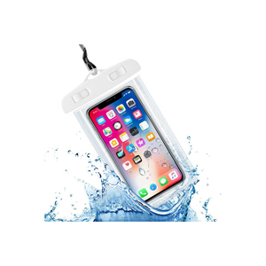 Étui de téléphone en silicone blanc de taille standard Zore, housse de téléphone portable universelle étanche - Product Image 1