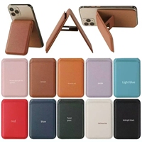 Portefeuille magnétique en cuir PU personnalisé avec support de téléphone et aimant puissant N52, porte-cartes pour iPhone 18 17 16 15 14 Pro Max