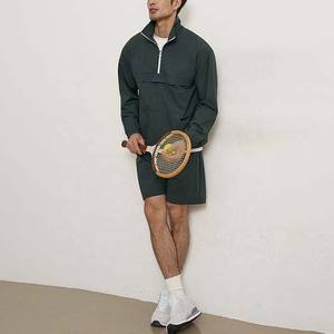 ชุดกางเกงขาสั้นกันลมสำหรับผู้ชายชุดกางเกงขาสั้นสำหรับฤดูร้อนชุดกางเกงขาสั้นไนลอนสำหรับวิ่งกางเกงขาสั้นกันน้ำสีทึบออกแบบได้ตามต้องการขนาดโลโก้ - Product Image 2