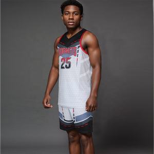 Nouveau style de maillot de basket-ball personnalisé, impression par sublimation, respirant, antibactérien, grande taille, absorbant la transpiration, sans manches, pour équipe - Product Image 2