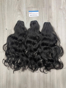ผม100% บริสุทธิ์จากเวียดนามแบบสองชั้นผมหยิกธรรมชาติผมทอสีธรรมชาติ - Product Image 5