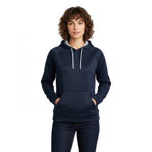 Sweat-shirt à capuche bleu marine pour homme, manches raglan, coupe classique, couleur unie, vêtement décontracté d'automne, tissu en molleton respirant - Product Image 5