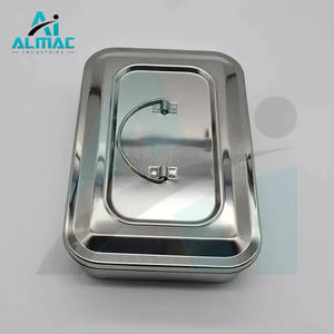 Bandeja de instrumentos quirúrgicos de acero inoxidable 304 directa de fábrica, caja de cesta, desinfección, esterilización, nueva base, instrumentos quirúrgicos - Product Image 2