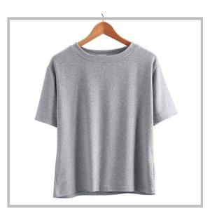 2025 coton séchage rapide Fitness blanc Crop hauts T-Shirts femmes Sexy chemises vêtements à la mode - Product Image 2
