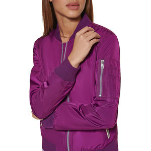 Chaqueta Bomber Nueva y Elegante para Mujer, Cortavientos, Cálida, Transpirable, de Invierno, Mangas Largas, Corte Holgado, con Capucha, de Punto, Algodón y Lona - Product Image 3