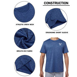 เสื้อยืดออกกำลังกายน้ำหนักเบาพิมพ์ลายโลโก้ได้ตามต้องการ - Product Image 6