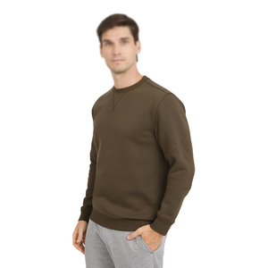 Sudaderas de Running para Hombre, Invierno, Ecológicas, con Logotipo Personalizado, Jersey Sólido para Exteriores, Transpirable, de Secado Rápido, Corte Regular - Product Image 4