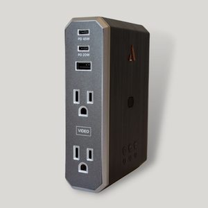 48-Inch 4K Definition Smart <b>TV</b> with Home Theater System 4 Outlet Power Strip with <b>USB</b> Ports - Product Image 3
