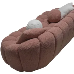 2024最新自有品牌定制OEM ODM拿铁欧式豆袋沙发高品质舒适家居客厅家具