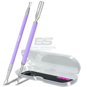 Pousse-cuticules professionnel pour manucure et pédicure, pour le repoussage des cuticules et la préparation des ongles - Product Image 2