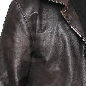 Manteau long en cuir pour homme de qualité supérieure, offrant un confort chaud et flexible avec un design moderne et élégant, adapté à l'hiver - Product Image 3