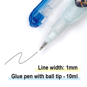 Kit de Lámina Dorada con 3 Hojas de Lámina Dorada, Punta de Bola, Pegamento Frío No Tóxico para Manualidades - Product Image 3