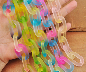 Customized Eco-Friendly Modern Resin Chain Wall Accents Handmade <b>Ornamental</b> Hanging Home Decor - Product Image 4