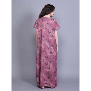 Ensemble de robe de nuit et peignoir en tissu doux, imprimé alpin, avec poche latérale et broderie au col, pour mariée, personnalisable ODM, avec cordon de serrage, 3 pièces - Product Image 3