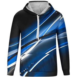 เสื้อสเวตเตอร์มีฮู้ดของผู้ชายแฟชั่นใหม่เสื้อสวมหัวมีฮู้ดพิมพ์ลายโพลีเอสเตอร์พื้นฐานผ้าฝ้ายผสมฤดูหนาว - Product Image 3