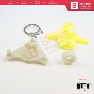 Kit de réparation de lève-vitre électrique BWR5520, porte arrière gauche pour Passat B6 3C2 3C5 B7 362 365 2010-2015 4/5 portes 3C4839755 - Product Image 5