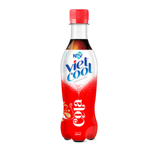 Proveedor logotipo personalizado al por mayor 400ml botella para mascotas Vietcool bebida carbonatada bebida de cola de Vietnam certificación HALAL - Product Image 1