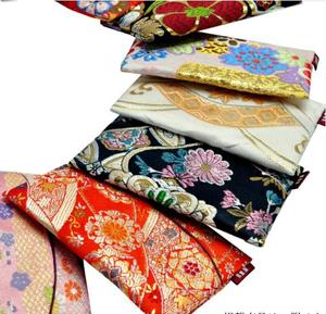 Bộ mẫu vải thổ cẩm vàng 5 miếng Bộ 70cm X 30cm Vải thổ cẩm vàng dệt hoa văn Nhật Bản Chắp vá thủ công Nút búp bê - Product Image 4