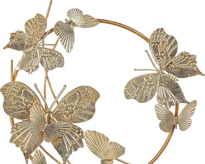 Élégant papillon forme ronde Table décor Accent belle pièce maîtresse décorative pour la maison intérieur bureau cadeau affichage Base en bois - Product Image 4