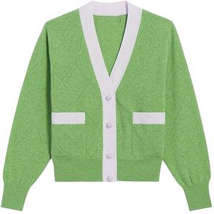 Unisex cuello en V personalizado letras griegas logotipos números Casual ropa de invierno con botón estampado Patchwork Otoño Invierno - Product Image 6