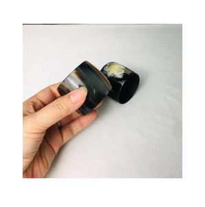 ผ้าเช็ดปากรูปเขาควายทรงกลมขัดเงาสวยงามดีไซน์คลาสสิกงานแฮนด์เมด - Product Image 1