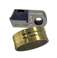 Posalux Fraise à chaîne 180 degrés 2mm, Outil de facettement diamanté mono-ligne pour bijoux, Machine de rodage tournée, Modèle Cuivre PT