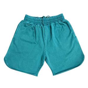 Pantalones Cortos Deportivos de Algodón Personalizados de Alta Calidad para Hombre, Venta al por Mayor, Felpa Francesa, Corte de Borde, Diseño Liso con Bolsillos - Product Image 2