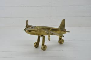 โมเดลเครื่องบินโลหะขนาดใหญ่แนววินเทจทำมือเครื่องบินของเล่นเครื่องบินโลหะสำหรับตกแต่งบ้าน - Product Image 2