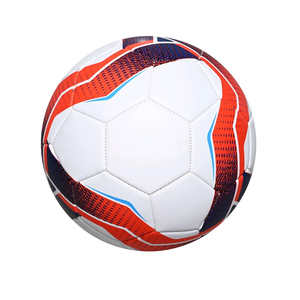 Ballon de football d'entraînement pour adultes de haute qualité, personnalisable, style classique, OEM ODM, logo imprimé, matériau en cuir PU, ballon de football d'équipe - Product Image 1