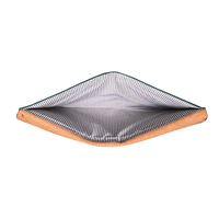 Housse de protection pour ordinateur portable en cuir et toile avec logo personnalisé, organiseur classique pour documents A4
