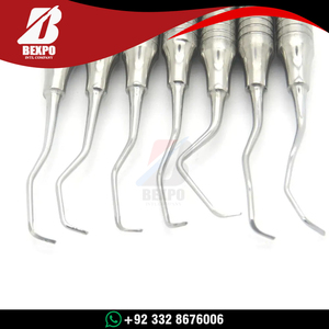 Juego de 7 Piezas de Instrumentos Quirúrgicos de Acero Inoxidable para Rellenos Dentales de Composite, Reutilizables, con Empuñadura Ergonómica, Certificación CE - Product Image 2