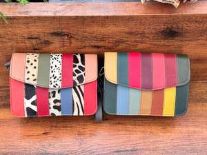 กระเป๋าสะพายข้างหนังวัวคุณภาพสูงสไตล์ตะวันตกทำด้วยมือสายสลิงสีเตี้ยสำหรับผู้หญิงโลโก้น่ารักขนาดเล็ก - Product Image 4