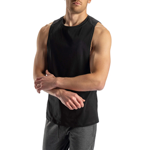 Nouvel arrivage de débardeur pour hommes débardeur de sport élégant vêtements de sport personnalisés imprimés en coton tricoté Style décontracté respirant vente en gros - Product Image 6