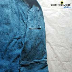 Abrigo vaquero de manga larga con logotipo personalizado, chaqueta de chef, uniformes de cocina al por mayor para hoteles y restaurantes - Product Image 4