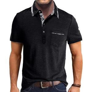 Summer New Men's Short Sleeved Lapel T-shirts for Men's Polo Shirts Casual Top - Product Image 2