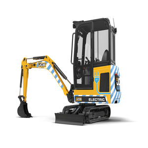 Miniexcavadora Eléctrica JCBB Tipo Oruga, Componente Central del Motor Amarillo, Equipo de Construcción - Product Image 1