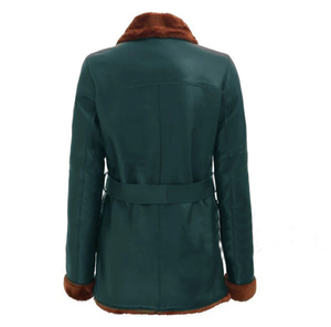 เสื้อคลุมยาวหนังแท้สำหรับผู้ชายกันน้ำได้จากโรงงาน - Product Image 2