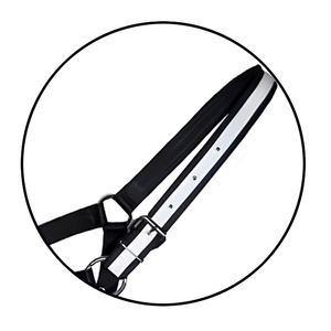 Accessoire d'entraînement quotidien Premium élégant confortable selle anglaise licou en cuir fabriqué à la main réglable en Nylon Durable - Product Image 5