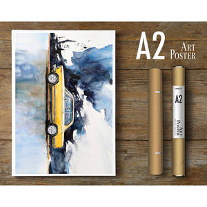 Minseok โปสเตอร์รถยนต์สีน้ำ, โปสเตอร์ศิลปะดอกบัว Cortina BMW 2002ขนาดเหมาะสมที่สุดสำหรับการวาดภาพศิลปะบนผนังผลิตภัณฑ์ยอดนิยม - Product Image 5