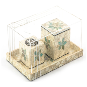Top Selected Ramadan <b>Eid</b> Decor Set Mother of Pearl Inlay Mubkhar Incense burner Bukhoor burner for Ramadan <b>Eid</b> <b>Gifts</b> - Product Image 2