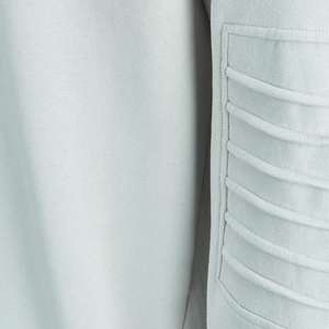 Diseño personalizado sudadera masculina con cuello redondo 2023 diseño caliente OEM hecho a medida hombres algodón liso sudadera con manga larga - Product Image 6