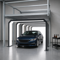Éclairage LED pour garage à deux étages, tunnel lumineux pour zone de travail et atelier de detailing automobile, IP54, vente en gros
