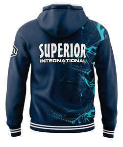 Sudadera con capucha sublimada de alta calidad para hombre con logotipo de número de nombre personalizable Jersey deportivo transpirable patrón sólido - Product Image 3