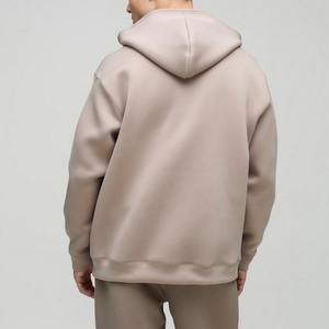 OEM algodón cremallera sudaderas con capucha de lujo Hip Hop gota hombro patrón ropa de invierno personalizado sin cordón polar sudaderas con capucha de gran tamaño - Product Image 3