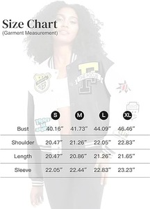 เสื้อแจ็คเก็ตทีมเบสบอลแขนยาวโอเวอร์ไซส์สำหรับผู้หญิงเสื้อโค้ทแฟชั่น2025โลโก้ออกแบบได้ตามต้องการ - Product Image 6